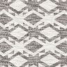 Knitted bouclé chevron – black/white,  thumbnail number 1