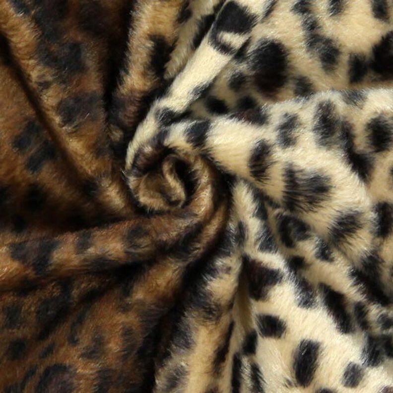 Imitation Fur Leopard – beige, image number 2