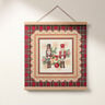 Decorative Panel Tapestry Fabric Nutcracker Duo – carmine/light beige,  thumbnail number 7