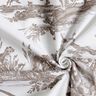 Decor Fabric Half Panama happy dancers 280 cm – taupe/white,  thumbnail number 3