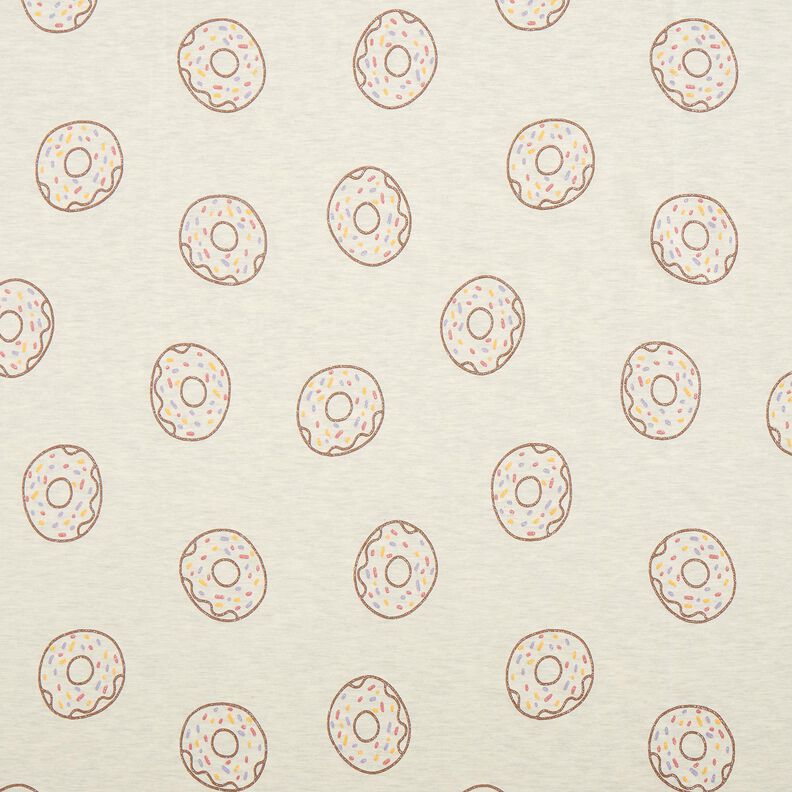Cotton Jersey Glittery donuts | by Poppy – natural,  image number 1