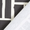 Decor Fabric Half Panama Abstract Grid – ivory/black,  thumbnail number 4
