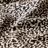 Large Abstract Leopard Print Jacquard Furnishing Fabric – black/sand,  thumbnail number 2