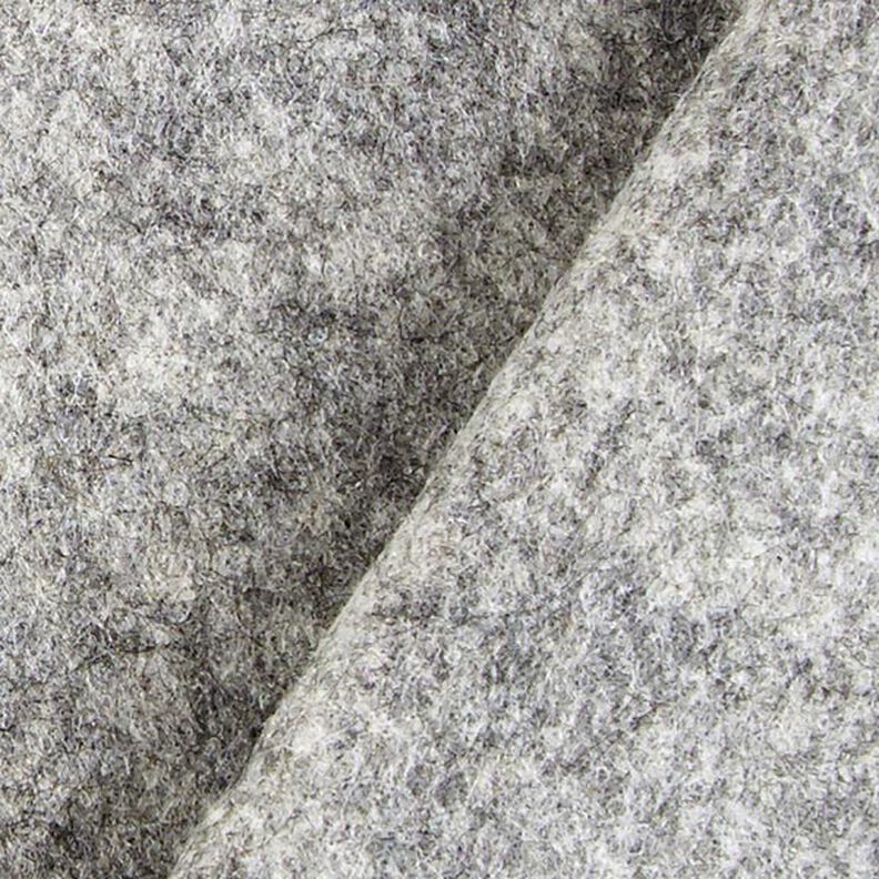 Felt 90 cm / 1 mm thick Mottled – grey,  image number 3