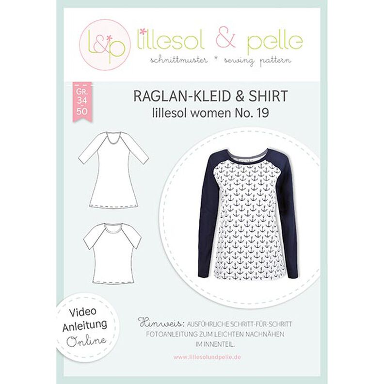 Raglan Dress & Top, Lillesol & Pelle No. 19 | 34 - 50,  image number 1