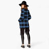Loops Checked Coating Fabric – black/blue,  thumbnail number 5