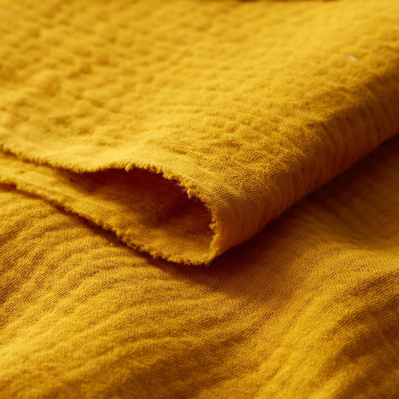 Double Gauze/Muslin – mustard,  image number 5