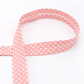 Bias binding Dots [18 mm] – light pink, 