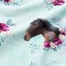 Cotton Jersey Flower Horse | Glitzerpüppi – ice blue/pastel violet,  thumbnail number 2