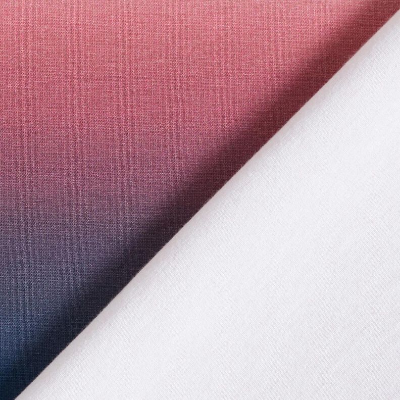 Cotton Jersey Ombre | Glitzerpüppi – midnight blue/pale berry,  image number 4