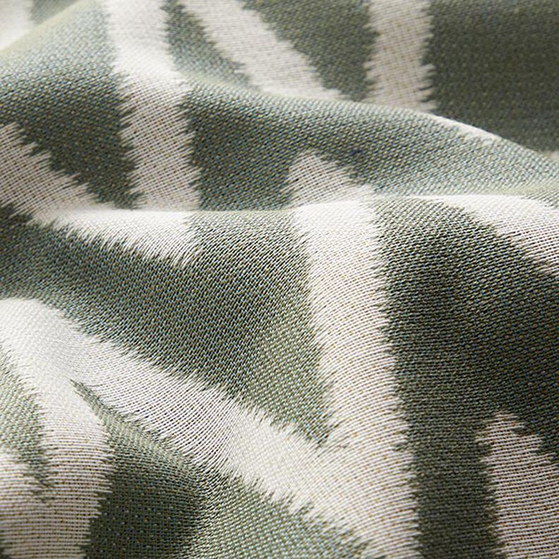 Outdoor Fabric Jacquard Ikat Print – reed,  image number 2