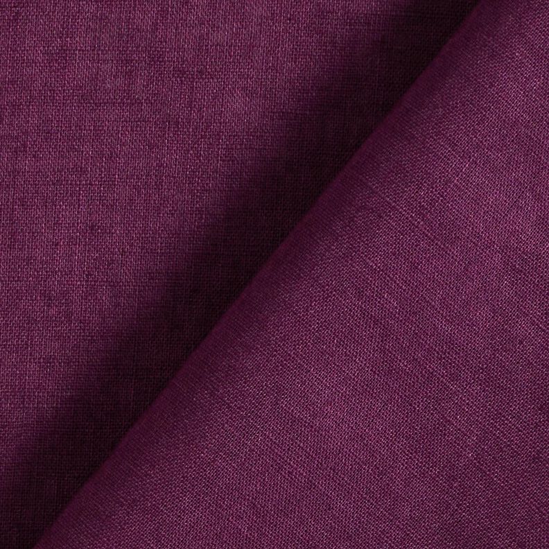 Lightweight linen blend pre-washed – merlot,  image number 4