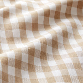 Cotton Vichy check 1 cm – anemone/white, 