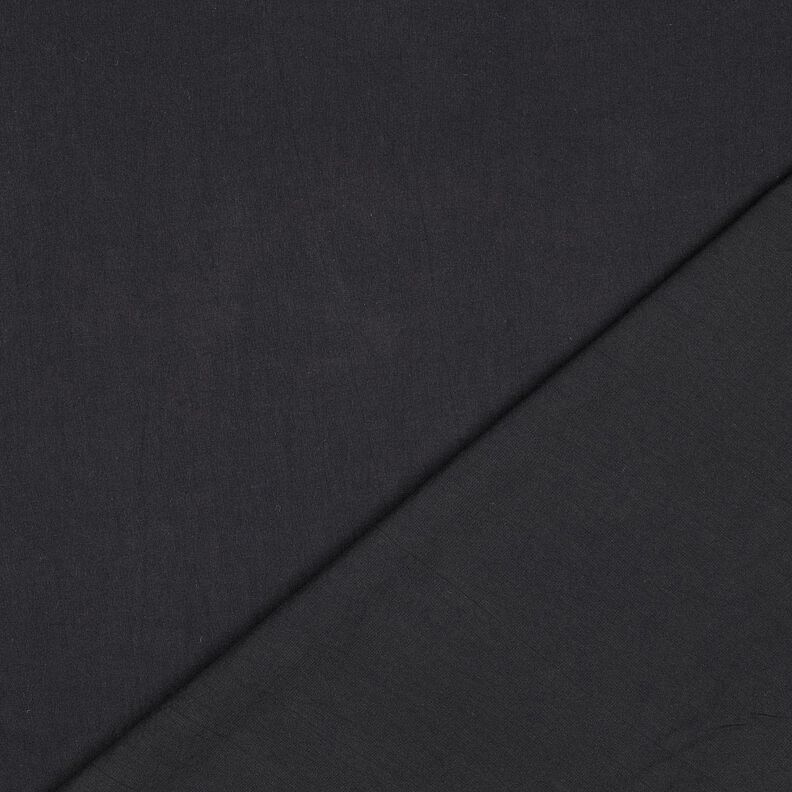 Cotton crinkle pre-washed – black,  image number 3