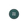 Recycled 4-Hole Hemp/Polyester Button – dark green,  thumbnail number 1