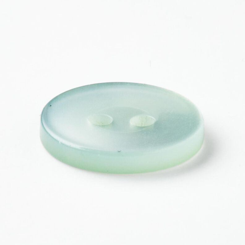 2-hole button shiny [Ø 15 mm] – pale mint,  image number 2