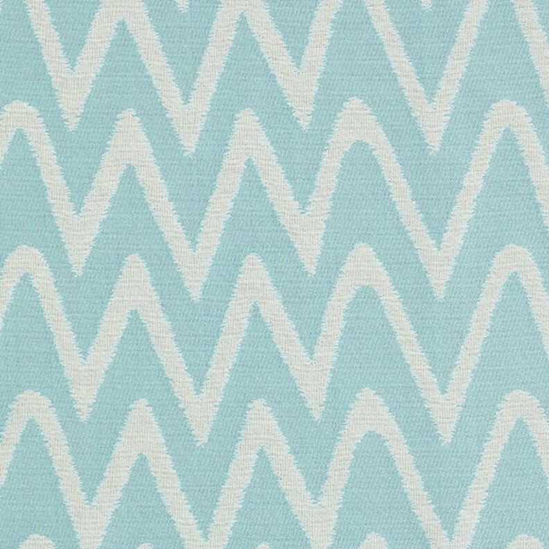 Outdoor Fabric Jacquard Ikat Print – sky blue,  image number 1