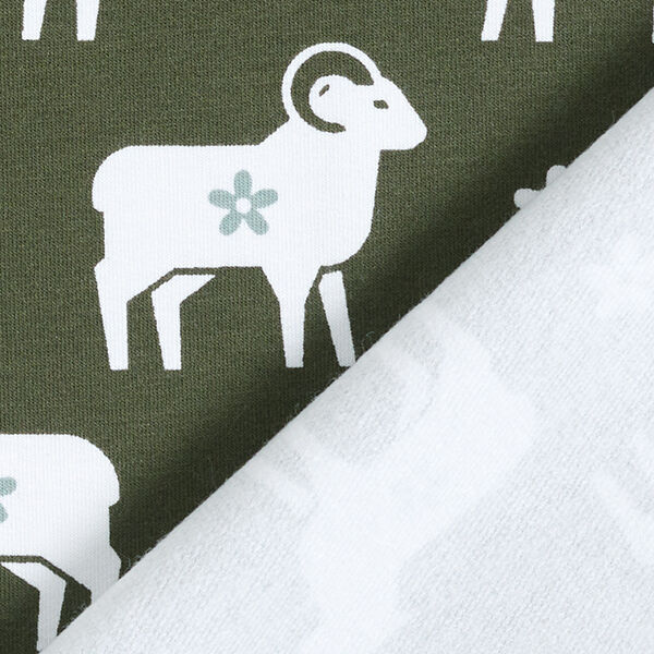 Aries Cotton Sweatshirt Fabric – khaki,  image number 4