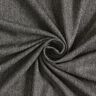 Trouser fabric wool blend melange stripes – black/white,  thumbnail number 1