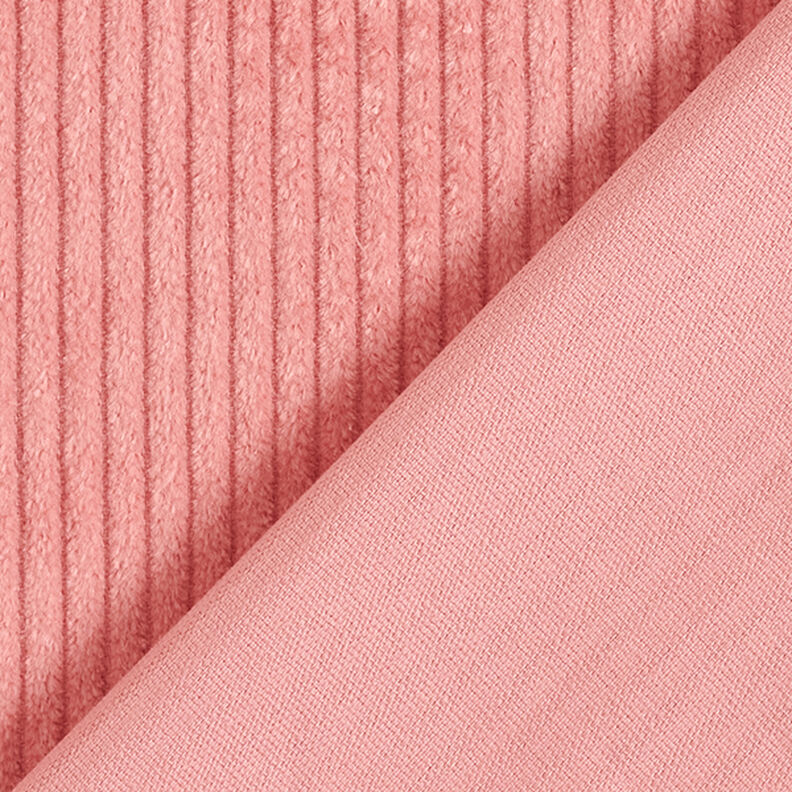 Chunky Corduroy pre-washed Plain – dark dusky pink,  image number 3