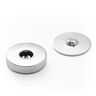 Magnetic Button [ Ø18 mm ] – silver metallic,  thumbnail number 1