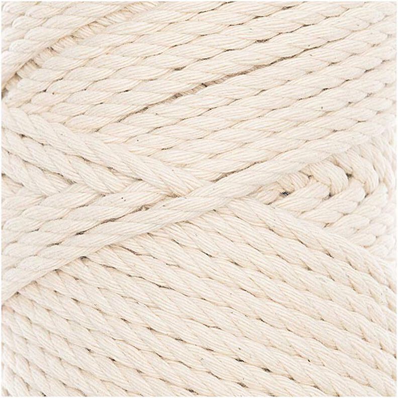 Creative Cotton Cord Skinny Macrame Cord [3mm] | Rico Design – natural,  image number 2