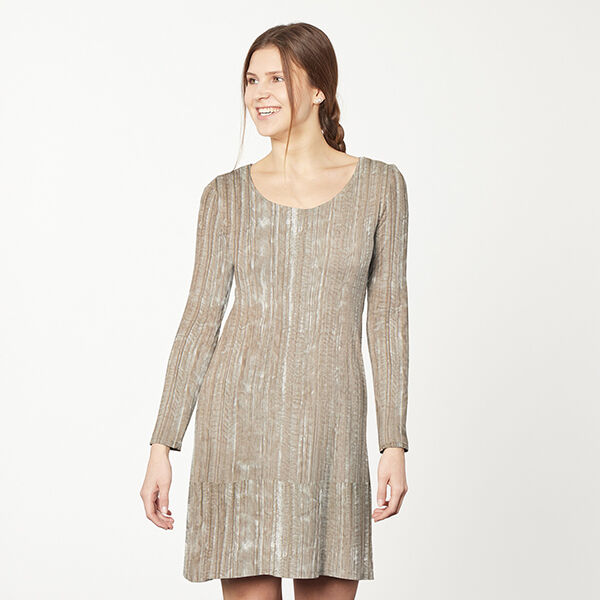 Plain Crushed Velvet – dark taupe, image number 5