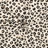 Brushed Sweatshirt Fabric Leopard Print | Poppy Fabrics – cream/anemone,  thumbnail number 3