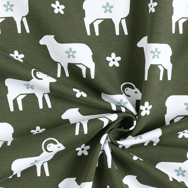 Aries Cotton Sweatshirt Fabric – khaki,  image number 3