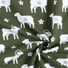 Aries Cotton Sweatshirt Fabric – khaki,  thumbnail number 3