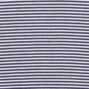 Tubular ribbing for cuffs narrow rings – navy blue/white, 