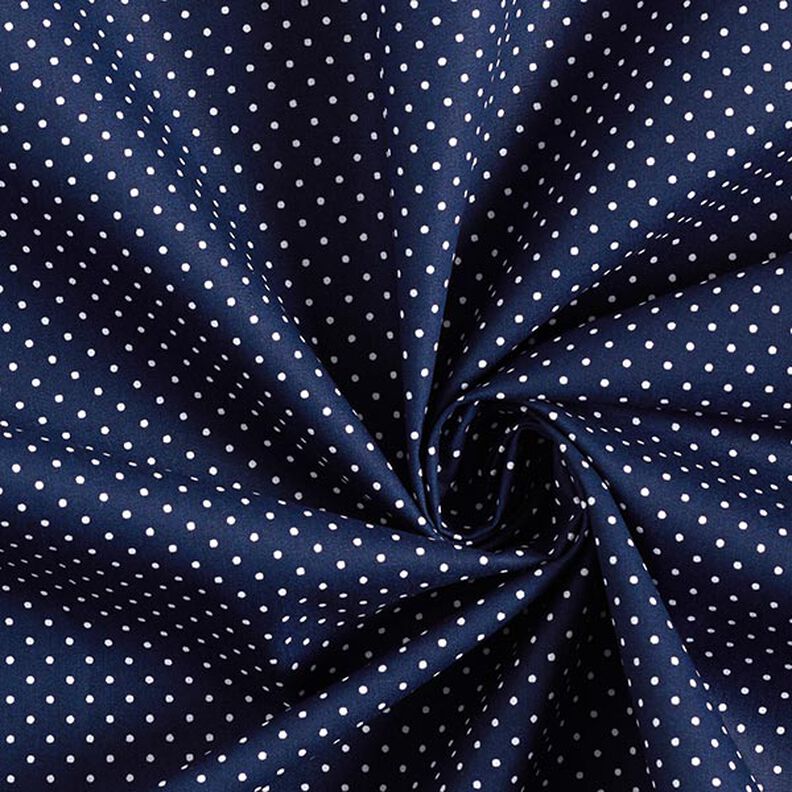 Coated Cotton Little Dots – midnight blue,  image number 4