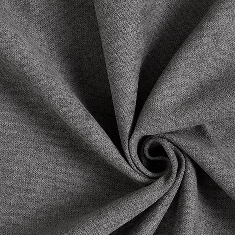 Upholstery Fabric Fine Chenille – dark grey,  image number 1