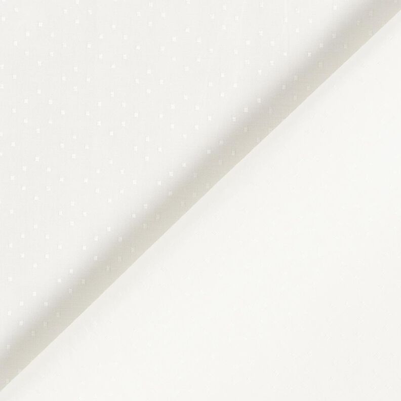Satin dots blouse fabric – white,  image number 3