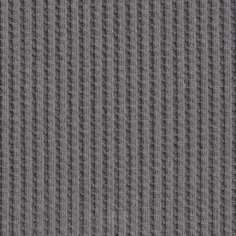 Cotton waffle jersey Plain – grey,  image number 4