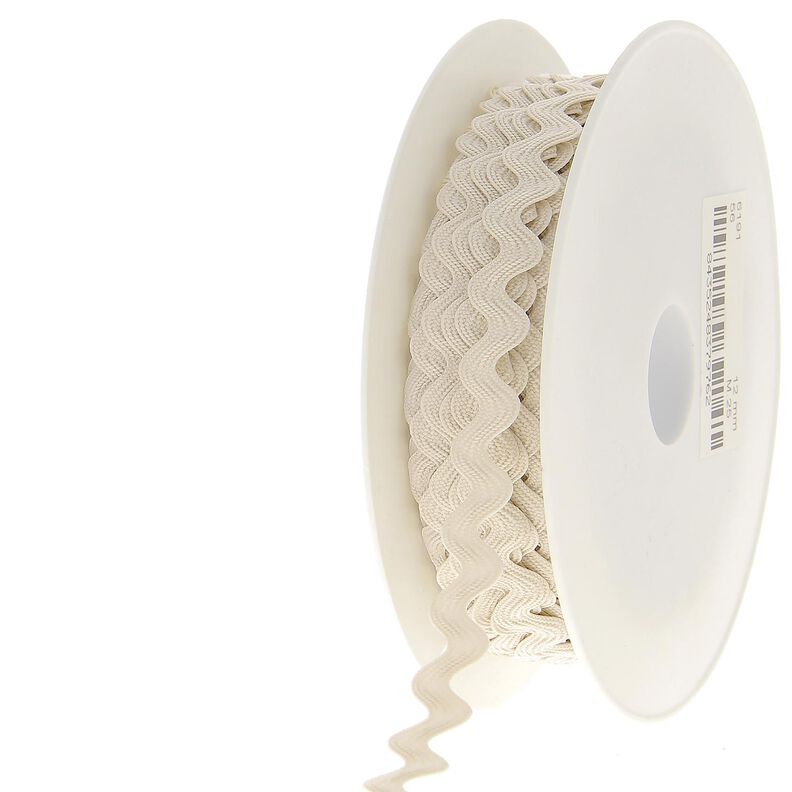 Serrated braid [12 mm] – cream,  image number 3