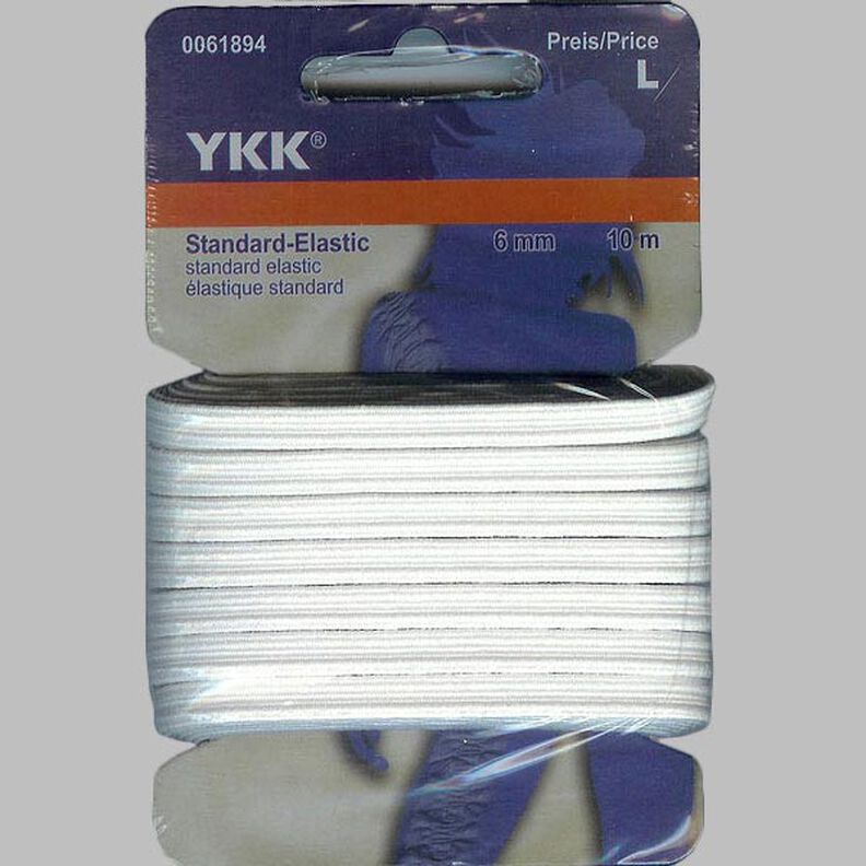 Standard Elastic [10m] – white | YKK,  image number 1