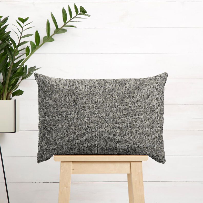 Upholstery Fabric Colourful Weave – slate grey/light grey,  image number 7