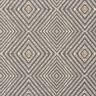 Decor Fabric Half Panama Ethnic Diamonds – grey/natural,  thumbnail number 1