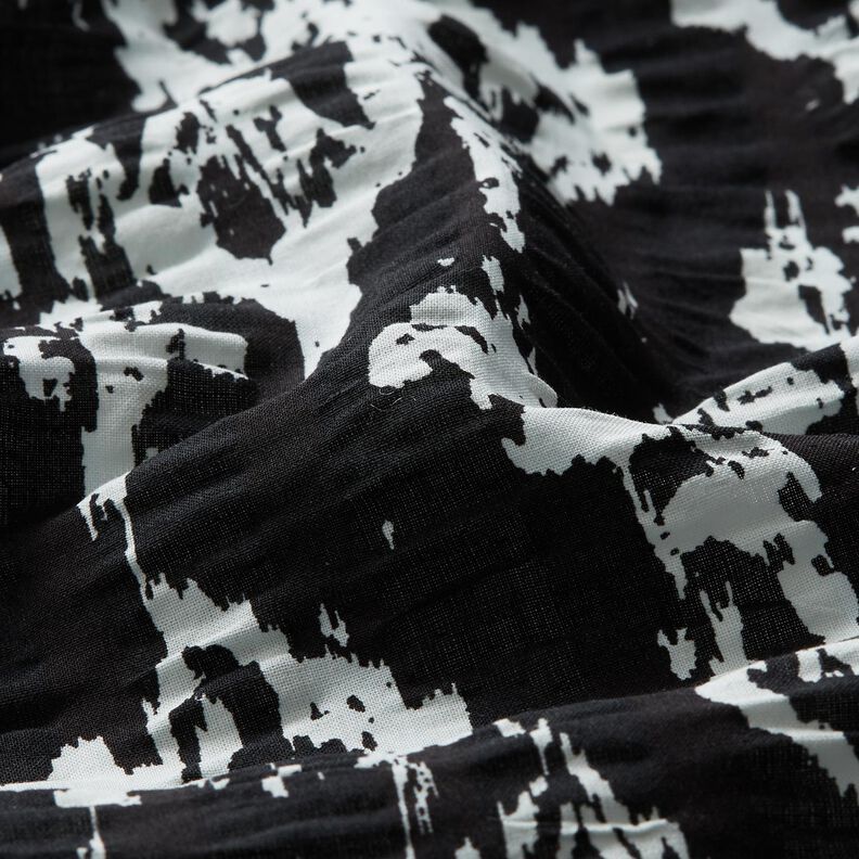abstract pattern seersucker – black/white,  image number 2