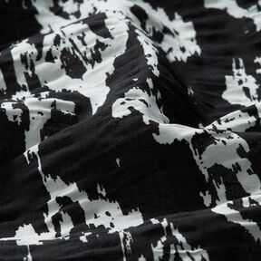 abstract pattern seersucker – black/white, 