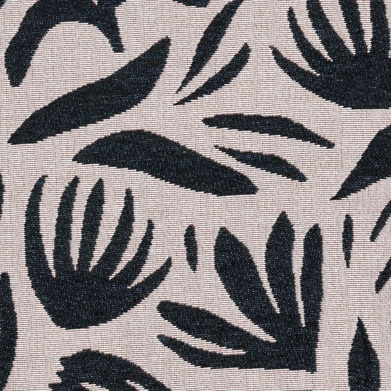 Decor Fabric Tapestry Fabric Abstract Plants – light beige/black,  image number 6