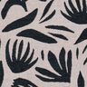 Decor Fabric Tapestry Fabric Abstract Plants – light beige/black,  thumbnail number 6