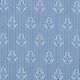 Decor Fabric Half Panama anchor – ocean blue/white,  thumbnail number 1