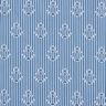 Decor Fabric Half Panama anchor – ocean blue/white,  thumbnail number 1
