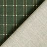 Decor Fabric Half Panama elegant check – fir green/carmine,  thumbnail number 4