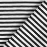 Cotton Jersey Narrow Stripes – black/white,  thumbnail number 4