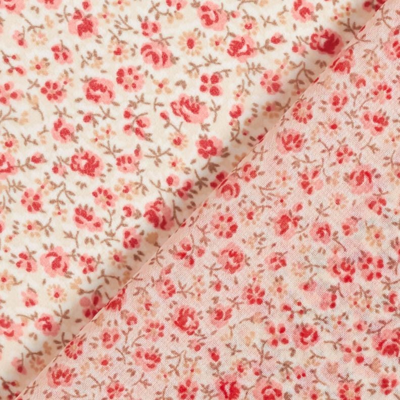 Chiffon millefleurs – offwhite/fire red,  image number 4