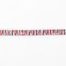Knitted Trim  Mottled Stripes [13 mm] – red/black,  thumbnail number 2