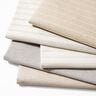 Decorative fabric, canvas wide stripes, recycled – dark beige,  thumbnail number 5